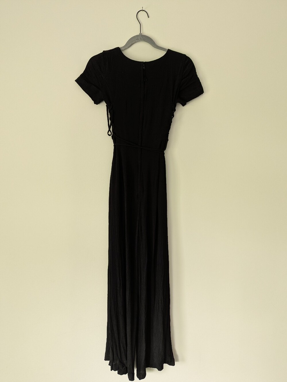 Anthropologie Maeve Sienna Jumpsuit Square Neck Buttons Ties - Picture 4 of 15